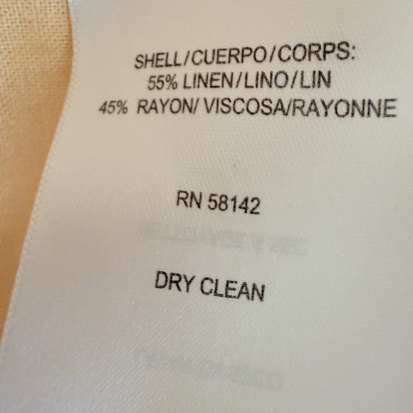 Gal Meets Glam Women 8  Light Yellow Linen Cottage Core Fit & Flare Midi Dress - Picture 8 of 9